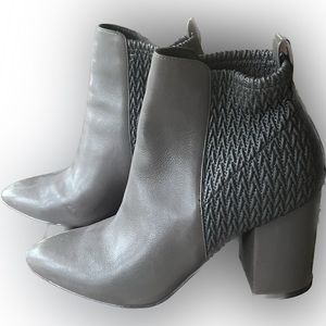 Cole Haan storm cloud gray ankle boots!